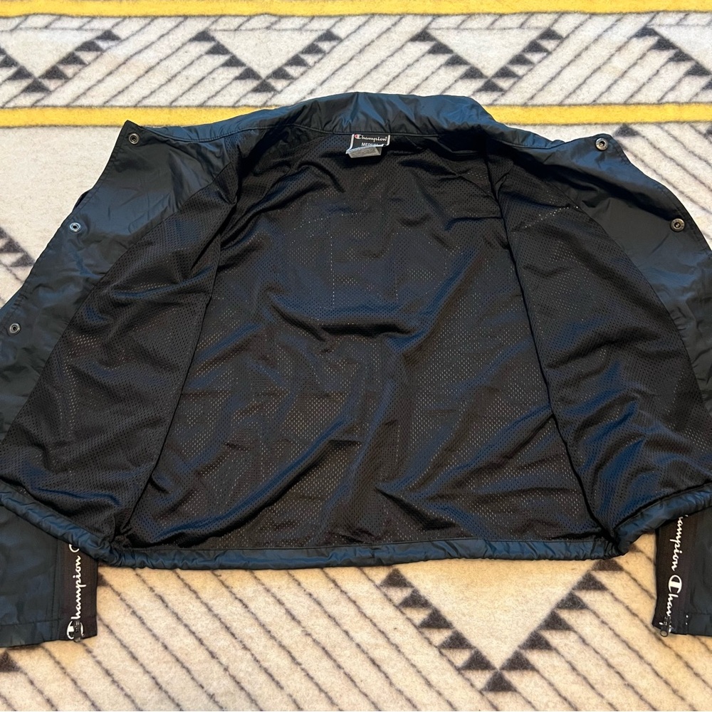 Champion Cropped Nylon Button Down Jacket - image 8